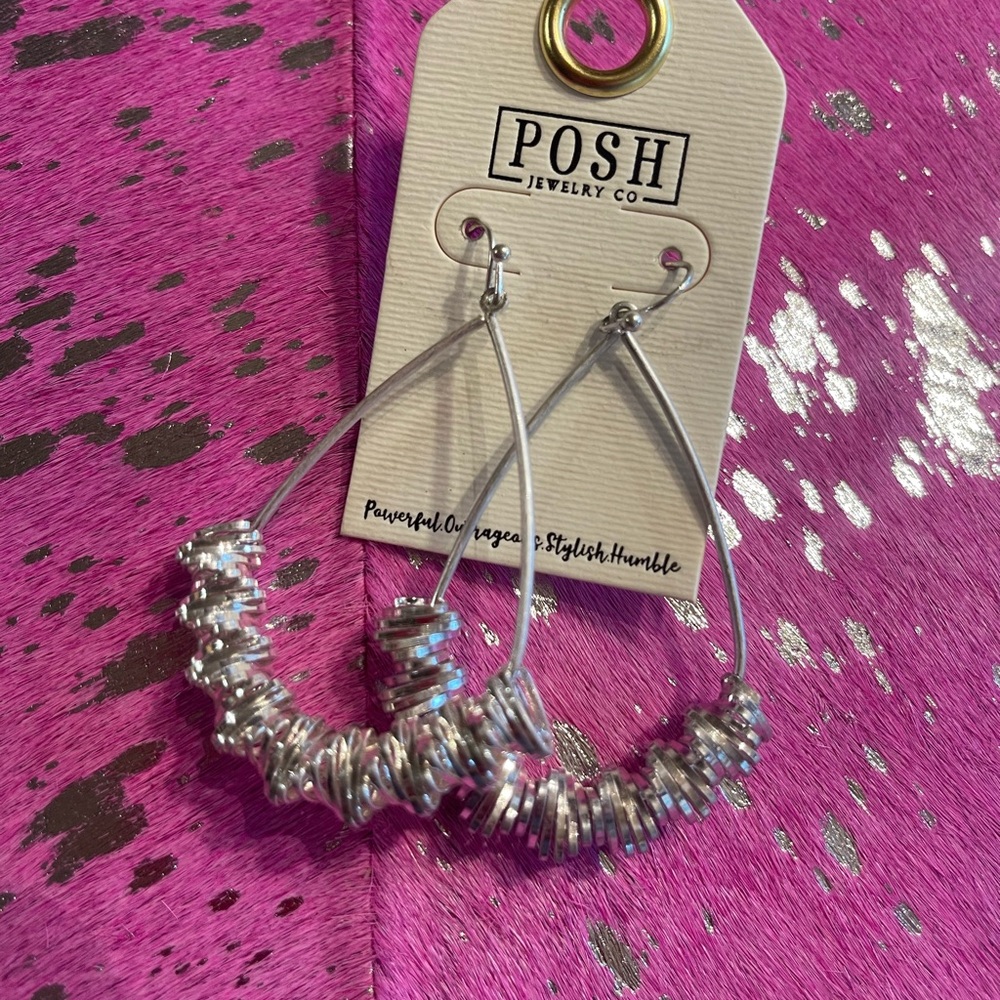 Silver Hoop Earrings